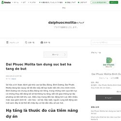 daiphuocmolitaのブログ