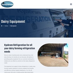 Dairy Equipment