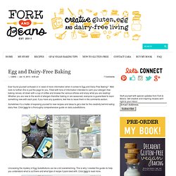 Egg and Dairy-Free Baking