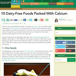 10 Dairy-Free Foods Packed With Calcium