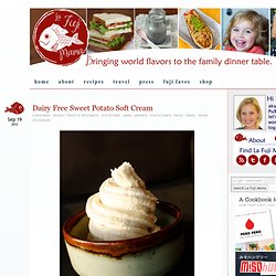 Dairy Free Sweet Potato Soft Cream Recipe