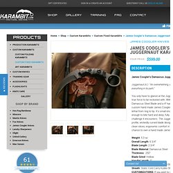 James Coogler's Damascus Juggernaut Karambit - Karambit.com