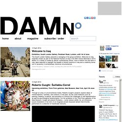 DAMNation, a contemporary culture republic - Agendas