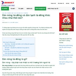Dàn nóng tủ đông và dàn lạnh tủ đông khác nhau như thế nào?