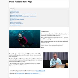 Dan Russell's Home Page & Site