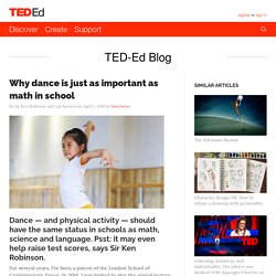 Why dance is just as important as math in school