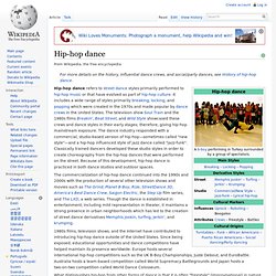 Hip-hop dance