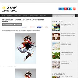 September Tutorial #1: The Dancer - Dynamic Liquid Splash Effect.
