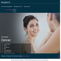 Dancer job profile