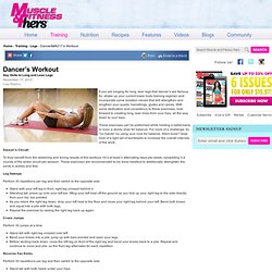 Dancer&#8217;s Workout Muscle and Fitness Hers