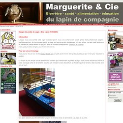 Danger des portes de cage-Marguerite et Cie-