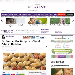 Be Aware: The Dangers of Food Allergy Bullying