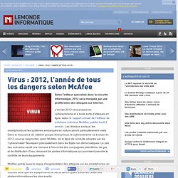 Virus : 2012, l'année de tous les dangers selon McAfee