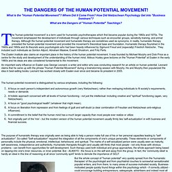 The Dangers of the Human Potential Movement
