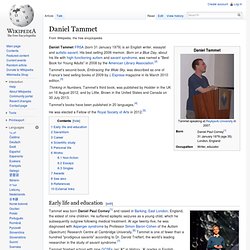 Daniel Tammet