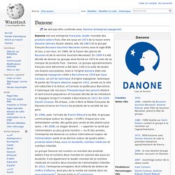 Danone (entreprise française)
