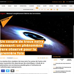 Un couple de trous noirs dansant: un phénomène rare observé pour la première fois - Sputnik France