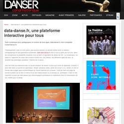 data-danse.fr, une plateforme interactive pour tous