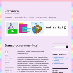 Dansprogrammering! – jennykodar.se