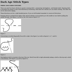 Dark Age Stitch Types