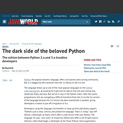 The dark side of the beloved Python