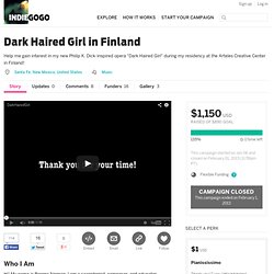 Dark Haired Girl in Finland