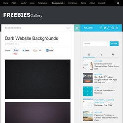 Dark Website Backgrounds