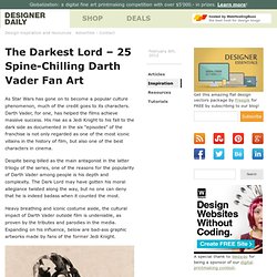 The Darkest Lord – 25 Spine-Chilling Darth Vader Fan Art