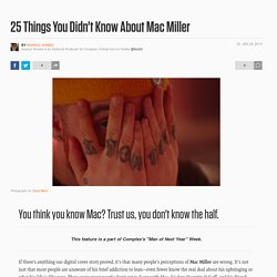 Darrelle Revis Helped Him Get Popping - 25 Things You Didn't Know About Mac Miller