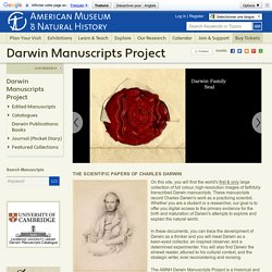 Darwin Manuscripts Project