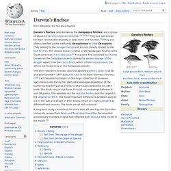 Darwin's finches