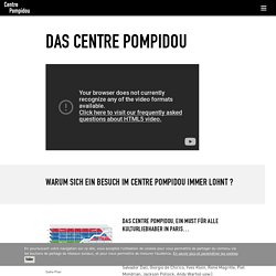 Das Centre Pompidou – Centre Pompidou