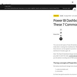 Power BI Dashboard Design: Avoid These 7 Common Mistakes