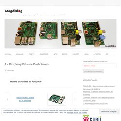 Projet de dashboard domestique avec un Raspberry Pi