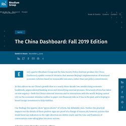 The China Dashboard: Fall 2019 Edition