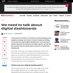 We need to talk about digital dashboards – Econsultancy
