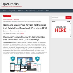 Dashlane Crack Plus Keygen Full torrent incl Patch Free Download