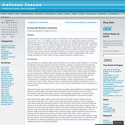 Dassault Rafale analysis « Defense Issues