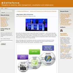 –Big Data 2011 Preview « @Zettaforce