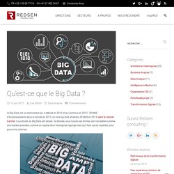Qu’est-ce que le Big Data ?