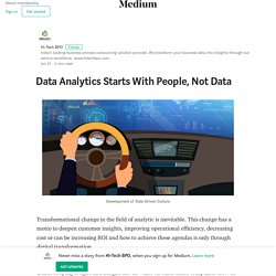 Data Analytics Starts With People, Not Data