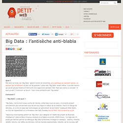 Big Data : l’antisèche anti-blabla