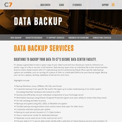 Data Backup and Remote Backup