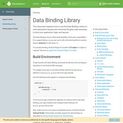 Data Binding Library