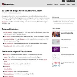 37 Data-ish Blogs You Should Know About