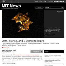 Data, drones, and 3-D-printed hearts