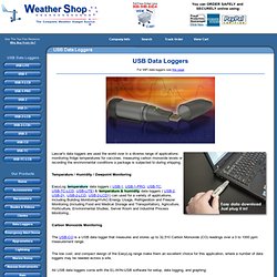 Data Loggers - WeatherShop.com