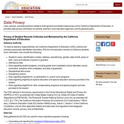 Data Privacy - Data & Statistics
