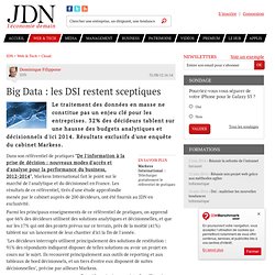 Big Data : les DSI restent sceptiques - Journal du Net Solutions