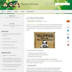 Le Data Scientist